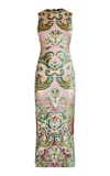 Etro Patterned-jacquard Dress In Multi