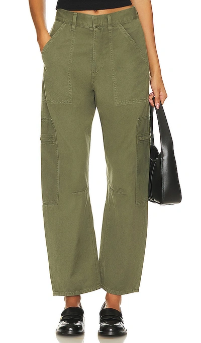 Citizens Of Humanity Marcelle Cotton Cargo Trousers In Surplus