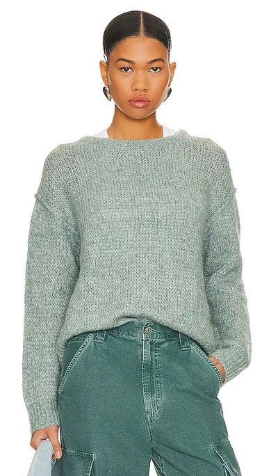 One Grey Day Griffin Pullover In Teal
