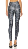 Commando Leder-leggings In Slate