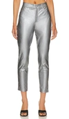 Commando Hose Five Pocket In Metallic Silver