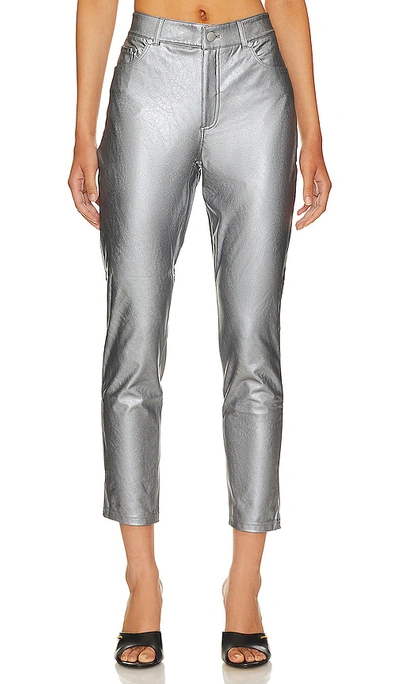 Commando Hose Five Pocket In Metallic Silver