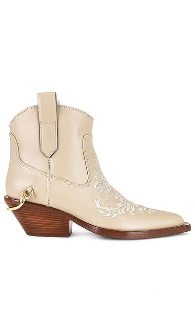 Zimmermann Flache Boots Duncan In Beige