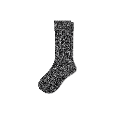 Bombas Dress Calf Sock In Dark Charcoal