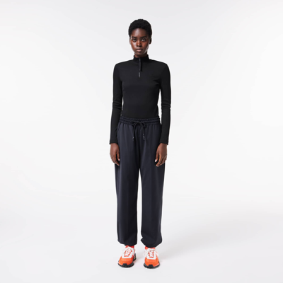 Lacoste Women's Wool Pants - 40 In Blue