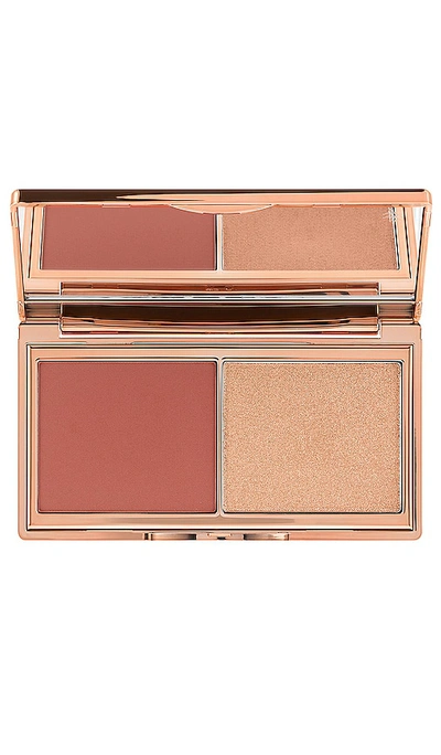 Charlotte Tilbury Hollywood Blush & Glow Glide Palette In Tan Deep