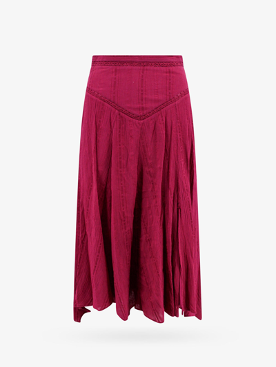 Isabel Marant Étoile Aline Asymmetric High-waisted Skirt In Pink