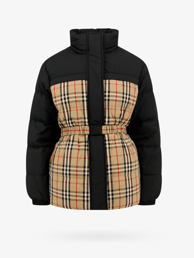Burberry Down Jacket In Black