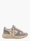 Golden Goose Running Sole "silver/white/cream/smoke" Sneakers In White