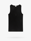 Saint Laurent Tank Top In Black