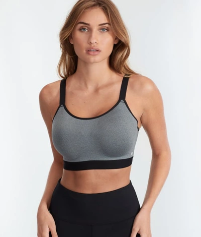 Body Up High Impact Sports Bra In Purple Marle