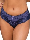 Pour Moi Amour Shorty In Navy,lavender