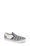 VANS KIDS' CLASSIC CHECKER SLIP-ON