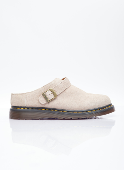 Dr. Martens' Isham Suede Mules In Natural