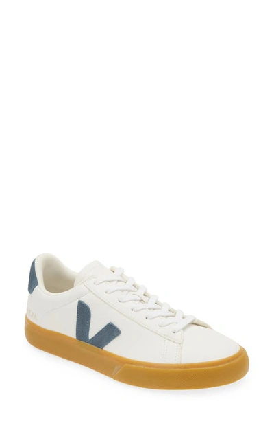 Veja Campo Chromefree Leather Trainers In White