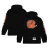 MITCHELL & NESS MITCHELL & NESS BLACK CINCINNATI BENGALS GRIDIRON CLASSICS BIG FACE 7.0 PULLOVER HOODIE