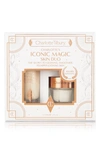 CHARLOTTE TILBURY CHARLOTTE'S ICONIC MAGIC SKIN DUO (LIMITED EDITION) $150 VALUE