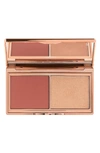 Charlotte Tilbury Hollywood Blush & Glow Face Palette In Tan/ Deep