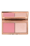 Charlotte Tilbury Hollywood Blush & Glow Face Palette In Light/ Medium