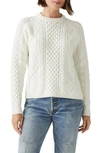 MICHAEL STARS ADINA CABLE STITCH SWEATER