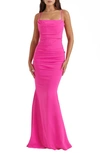 HOUSE OF CB MILENA JERSEY CORSET MAXI DRESS