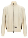 DSQUARED2 TAILORED TRACK CASUAL JACKETS, PARKA WHITE