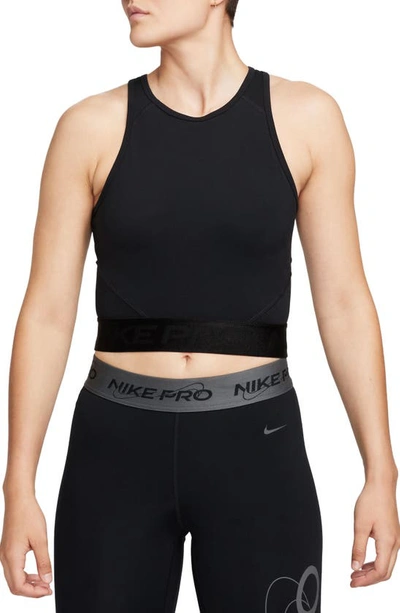 Nike Women's  Pro Dri-fit Crop Top In Black