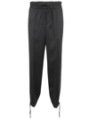 Jil Sander Relaxed Fit Jogging Pant With Tuxedo Band Clothing In Black