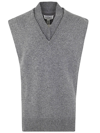 MAISON MARGIELA V NECK SLEEVELESS VEST