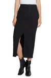 WASH LAB DENIM WASH LAB DENIM DAILY SLIT DENIM MIDI SKIRT