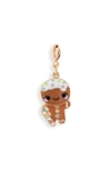 Charm It !® Kids' Gingerbread Person Charm In Brown