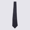 BRUNELLO CUCINELLI BRUNELLO CUCINELLI BLACK VIRGIN WOOL TIE