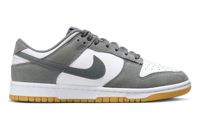 Pre-owned Nike Dunk Low Smoke Grey Gum 3m Swoosh In White/light Iron Ore/gum Light Brown