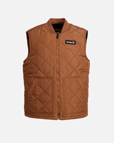 Thread Collective Men's Malone Quilted Vest In Bronzed