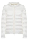 Save The Duck A-line Silhouette Lightweight Quilted Nylon Jacket In White