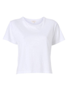 BANDIER WOMEN'S WESLEY BOWERY BOXY WEEKEND COTTON CROP TEE