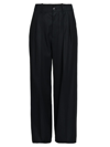 PLAN C WOMEN'S PLEATED-FRONT STRAIGHT TROUSERS