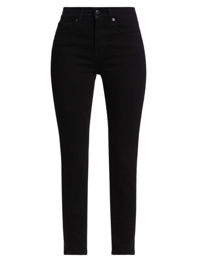 Veronica Beard Women's Debbie High-rise Stretch Skinny Jeans In Onyx