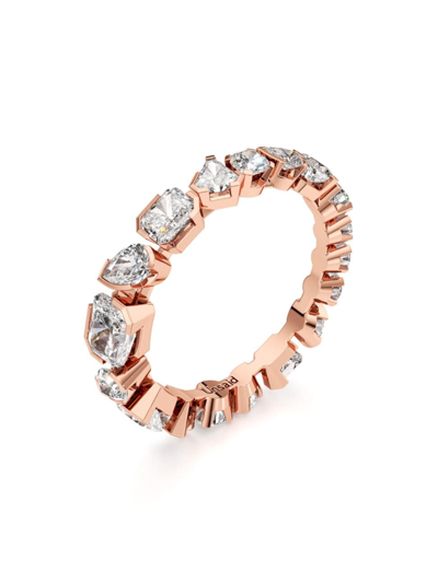 Unsaid Women's Meta 18k Rose Gold & 1.82 Tcw Lab-grown Diamond Eternity Ring