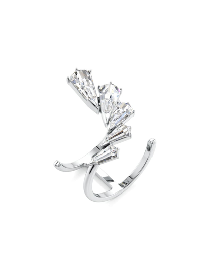 Unsaid Women's Phoenix Burst 18k White Gold & 1.76 Tcw Lab-grown Diamond Ring