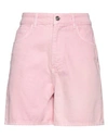 Hinnominate Woman Shorts & Bermuda Shorts Pink Size M Cotton In Pink