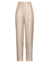 Rame Ra. Me Woman Pants Beige Size 8 Polyester In Beige