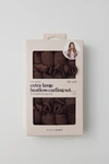 KITSCH SATIN EXTRA LARGE HEATLESS CURLING SET IN BROWN AT URBAN OUTFITTERS