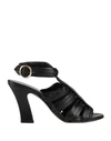 Khaite Woman Sandals Black Size 10 Soft Leather