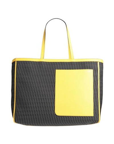 Valextra Woman Handbag Yellow Size - Polyamide, Polyester, Kevlar, Calfskin