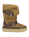 Isabel Marant Woman Knee Boots Military Green Size 7 Nylon In Green