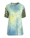Roberto Cavalli Woman T-shirt Acid Green Size Xl Cotton In Green