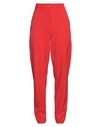 Boutique Moschino Woman Pants Red Size 10 Polyester, Elastane