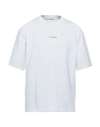 Acne Studios Extorr Stamp T-shirt T-shirt In White