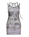 Knwls Woman Mini Dress Military Green Size M Polyester, Elastane In Green